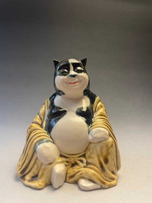 Tuxedo Cat Buddha