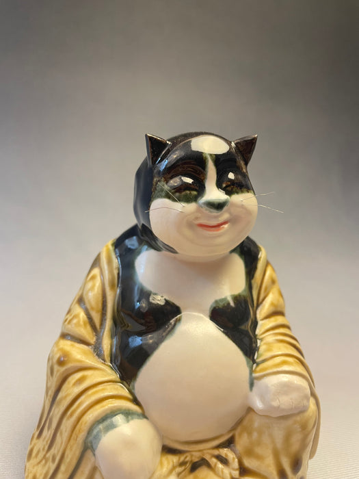 Tuxedo Cat Buddha