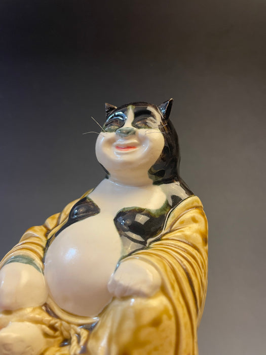 Tuxedo Cat Buddha