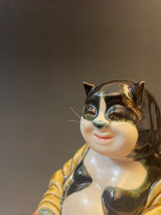 Tuxedo Cat Buddha