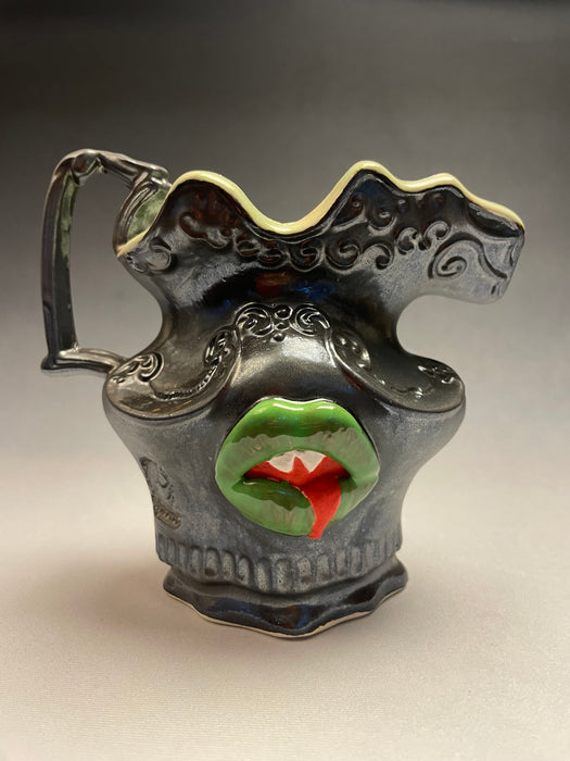 Small Victorian Goblin Pitcher - Gunmetal