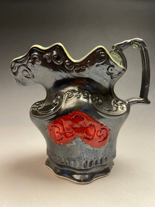 Small Victorian Goblin Pitcher - Gunmetal