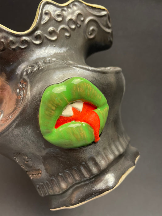 Small Victorian Goblin Pitcher - Gunmetal