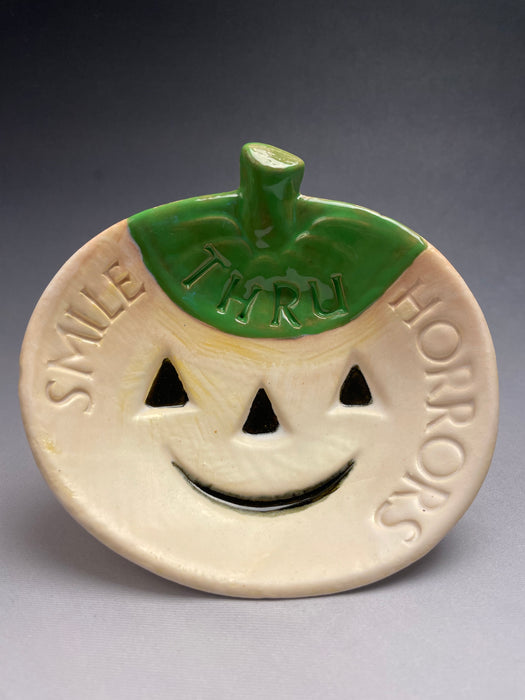 Small Pumpkin Bowl - White