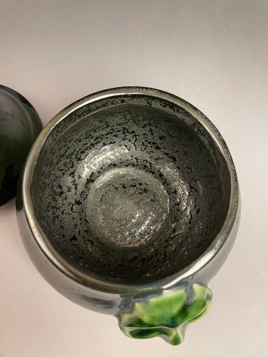 Longface Skull Sugar Bowl - Gunmetal