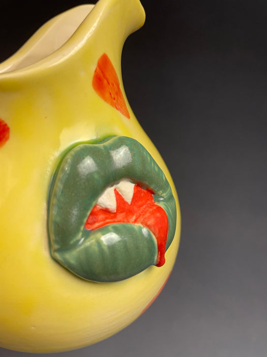 Small Svelte Goblin Blood Pitcher - Yellow