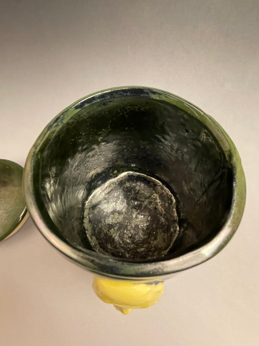 Medium Skull Canister - Mossy Iron