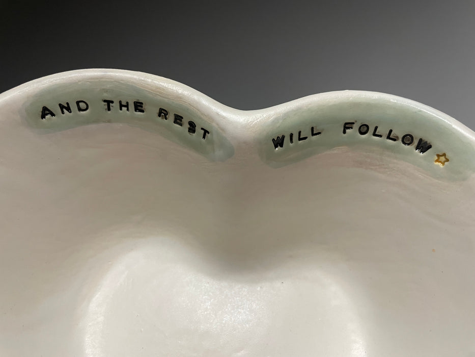 Heart Dinner Bowls - Love Yourself Set of 2