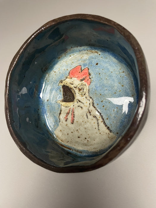 Screaming Chicken Bowls - Set of 2