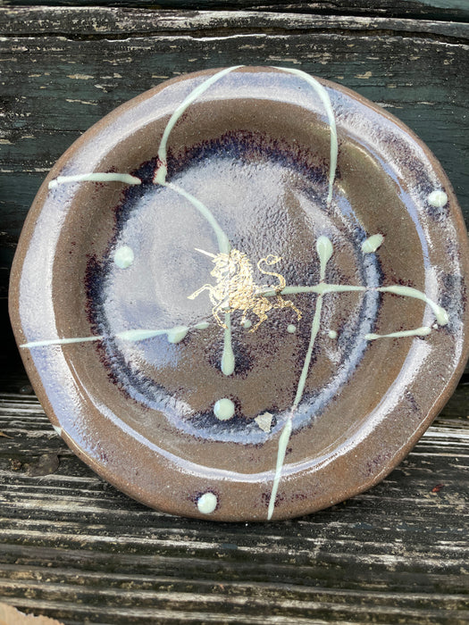 "Worthy of Golden Unicorns" Appetizer / Cake Plates