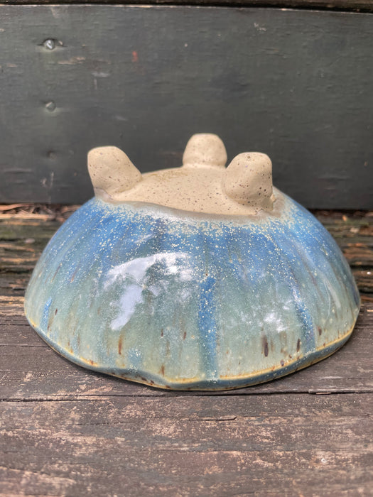 Ice Blue Shine Dip Bowl