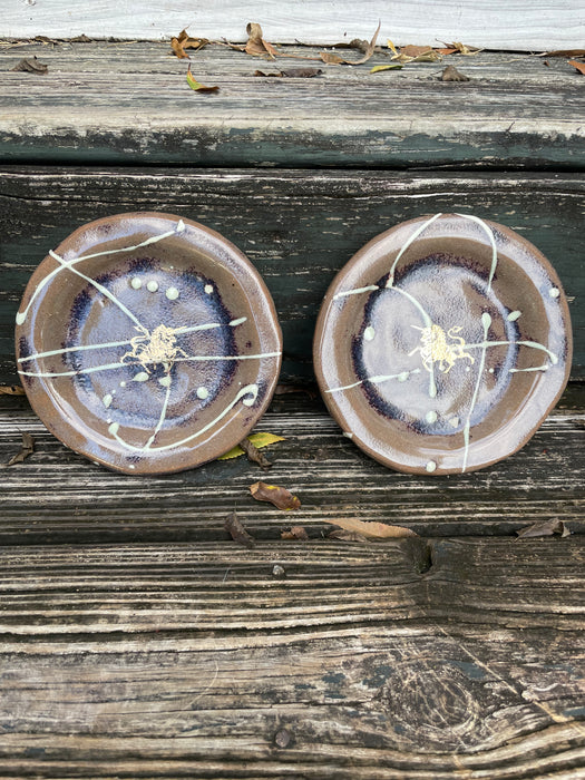 "Worthy of Golden Unicorns" Appetizer / Cake Plates