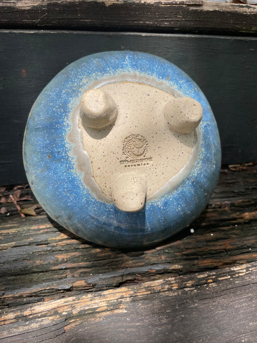 Ice Blue Shine Dip Bowl