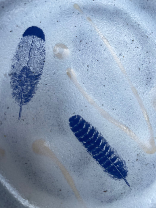Feather Frost Appetizer / Cake Plates
