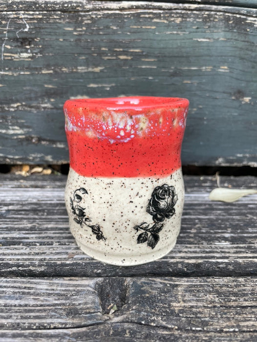 Roses & Hot Sauce Brush Holder