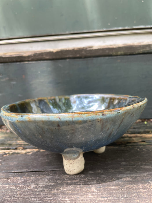 Ice Blue Shine Dip Bowl