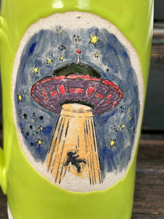 Take Me to Your Leader Beer Mug