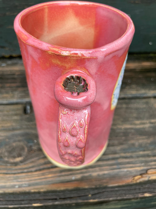 Hydrangea Beer Mug
