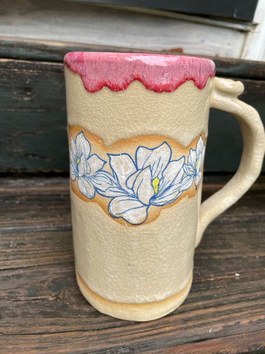 Gardenias Beer Mug