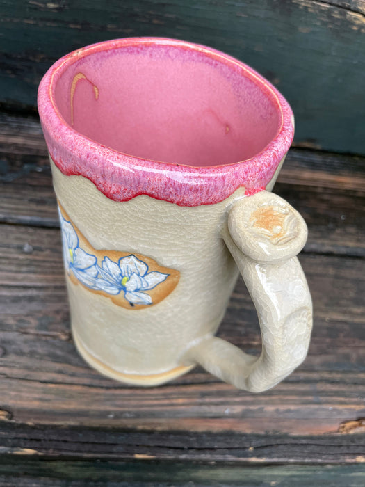 Gardenias Beer Mug